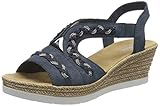rieker sandalen gold Rieker Damen Frühjahr Sommer Geschlossene Sandalen