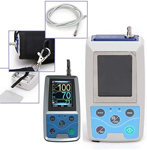 FDA Arm Ambulatory Blood Pressure Monitor 24hours NIBP Holter CONTEC ABPM50+ Adult,Child,Large,3 Cuffs, Free PC Software ABPM50 with 1 Cuff