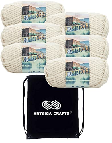 Lion Brand Yarn Hometown 135-98 Houston Cream