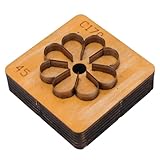Molde para cortar flores: este molde para cortar cuero tiene forma de flor y su diseño preciso garantiza un corte limpio, lo que le ayuda a hacer diversas manualidades o decoraciones florales.