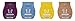 Scentsy Bar 4-Pack (Black Raspberry Vanilla, Baked Apple Pie, Luna, Coconut Lemongrass)