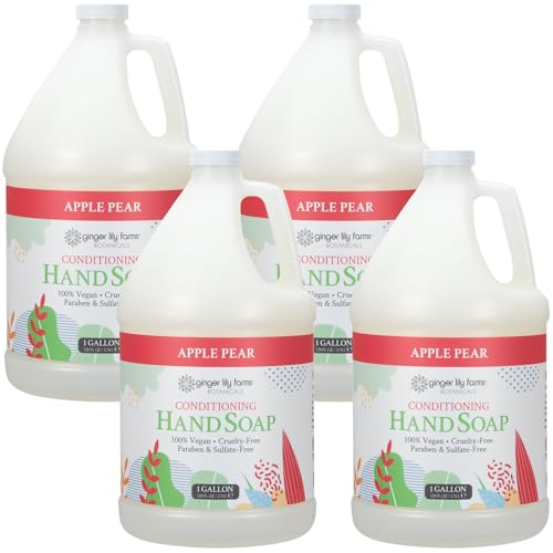 Ginger Lily Farms All-Purpose Liquid Hand Soap Refill, Apple Pear