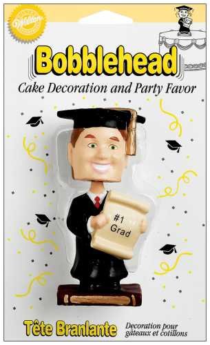 Wilton Graduate Boy Bobbling Cake Topper