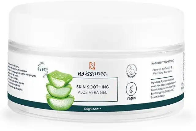 Pot de Gel d'Aloe Vera Bio - Rafraîchissant et Hydratant pour Peau et Cheveux