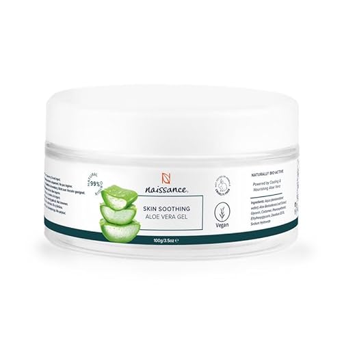 Naissance Gel de Aloe Vera (No. 707) 100g - Refrescante, Calmante e Hidratante, Aftersun, Para Todo Tipo de Piel, Rostro, Cuerpo y Cabello