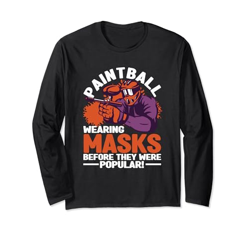 Paintball tragen Masken, bevor sie populär Paintballer waren Langarmshirt