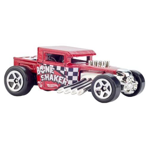 Image of Hot Wheels - Set of 5 Core Mattel 80th Anniversary Vehicles, 1:64 Scale Cars with Decorations and Collector's Pack, Toy for Children, 3+ Years, JGK08