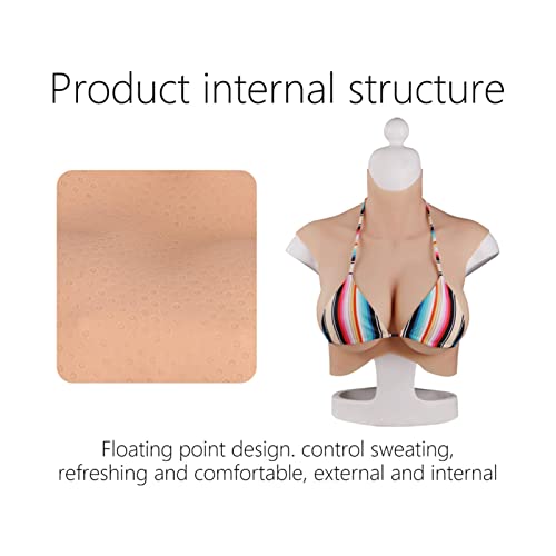 Formulários de silicone para seios para crossdressers H Cup Breastplate Mastectomia Transgênero Tran