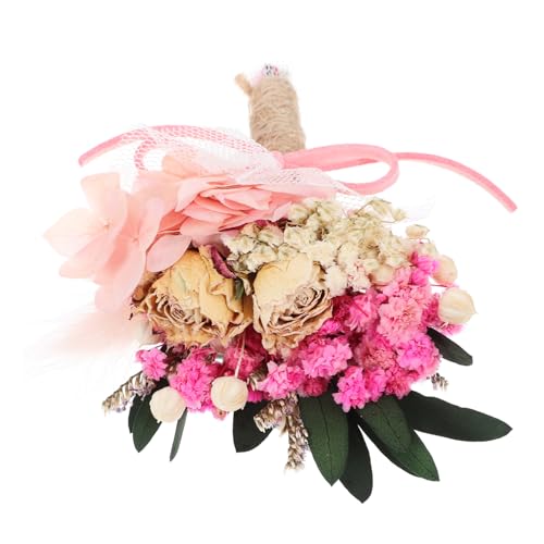 Corsage floral artificial Holibanna para boda