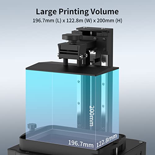 Anycubic 4K + Resin 3D Printer, Photon Mono X2 3D Printer With 9.1 In Mono Lcd Screen, Quality Lightubro Light Source, High Precision & Stability, Large Printing Size 197 X 123 X 200 Mm #TOP6