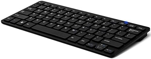 Ergoline 78 Keys with 104 Functions Ergonomic Compact and Slim USB Keyboard for Windows/Mac - Black