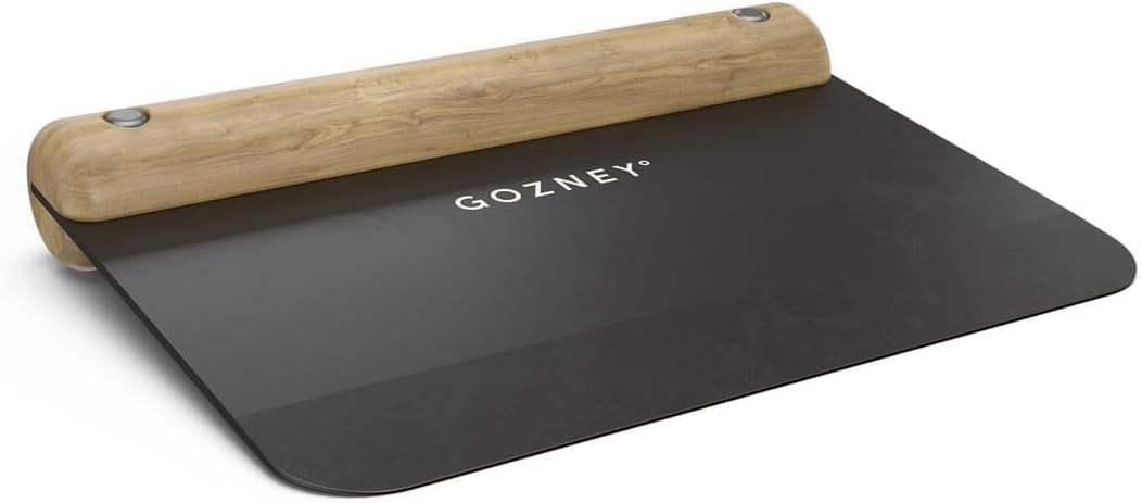 Dough Cutter - Natural Wood Handle Pizza Dough Cutter, Bench Scraper and Chopper