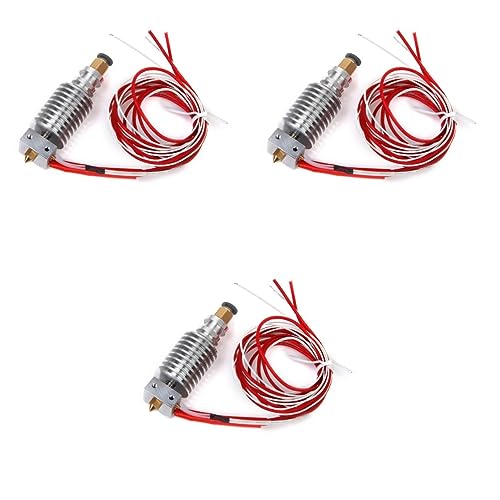 ULTECHNOVO 3pcs Metal Hotend Nozzle for J Head Printer Extruder for Printer Nozzle Replacement