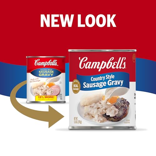 Campbell's Country Style Sausage Gravy, 13.8 Oz Can (Case of 12) - Thumbnail 3