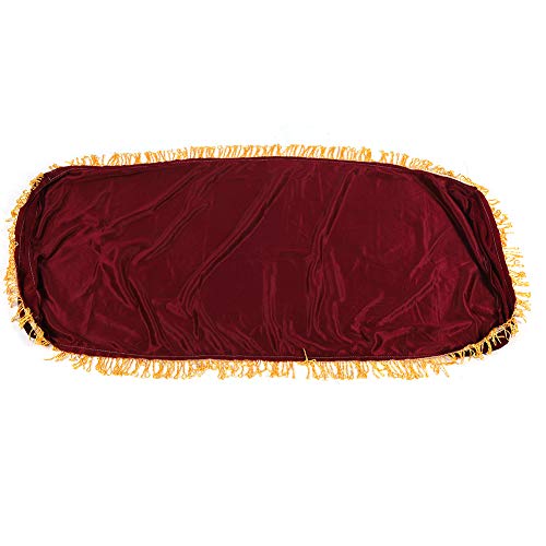 Capa de teclado de piano para teclado de 61/88 teclas, Burgundy-61key