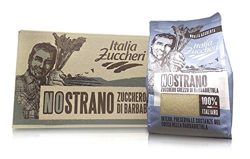 Zucchero Grezzo Di Barbabietola Nostrano Italia Zuccheri -contenente 10 pacchi da gr 750