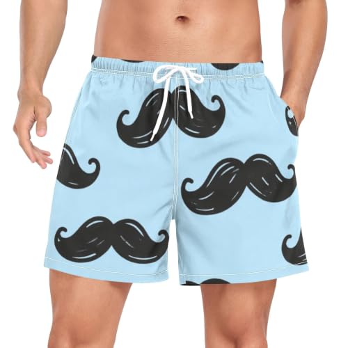 Bañador para hombre azul con dibujos animados de secado rápido