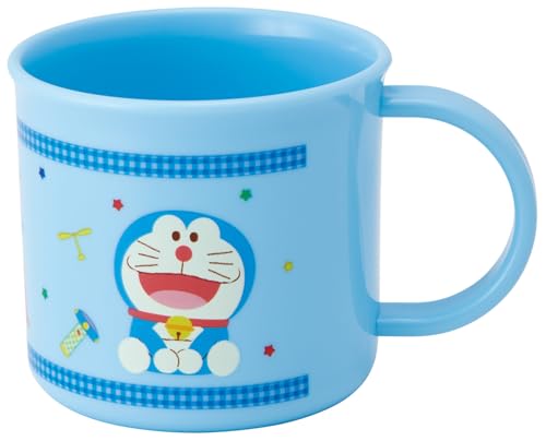 スケーター(Skater) コップ 子供 プラスチック お弁当 200ml 食洗機対応 日本製 サンリオ I'm Doraemon ドラえもん ギンガム KE4AAG-A