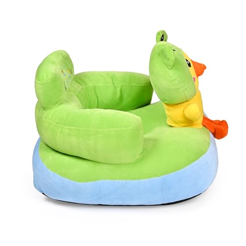 Image of Besties Cotton Toddlers Training Seat Baby Safety Sofa Dining Chair /Learn To Sit Stool, 3-12 Months (Chick Baby Chair) - 1, Multicolor, 1 Seater