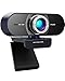 Produktbild IFOAIR Full HD 1080p Webcam mit Mikrofon für PC/Mac/Laptop/Smart TV, Belichtungskorrektur Webkamera für Videoanrufe/Online-Unterricht/Konferenz/Spiele mit Skype, Zoom, FaceTime, Hangouts usw