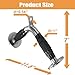 WNOEY Cable Machine Attachment, LAT Pulldown Attachments, Home Gym Accessories, Triceps Pull Down Attachment (Double D Handle + Vshaped Bar + Straight Bar)