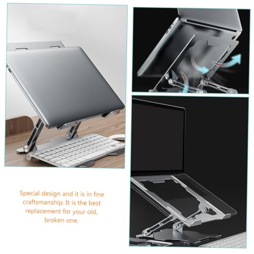 Soporte ajustable de aluminio para laptop con ventilación miniatura 4