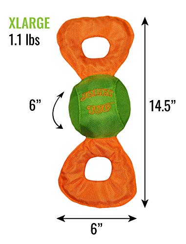 Jolly Pets Jolly Tug Dog Tug And Squeak Toy, Extra Large (Assorted Colors) #TOP1