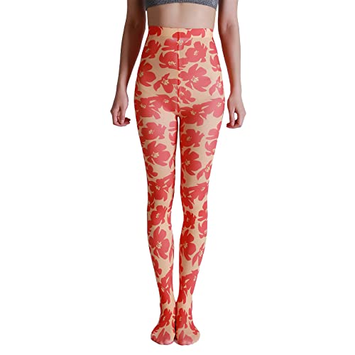 Image of Sahabowi Women Tights, Sheer High Waist Pantyhose, Vintage Control Top Stockings, Siwa 4