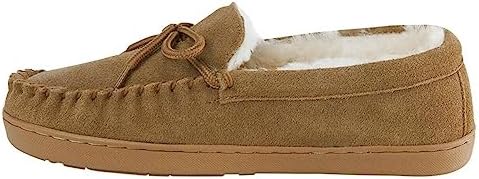 BEARPAW Men's Moc II Wide Hickory Size 11 | Men's Slipper | Men's Shoe | Comfortable & Lightweight