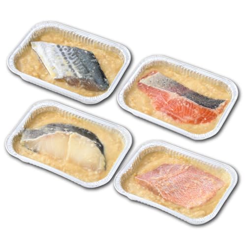 お皿いらず そのまま焼くだけ! 骨取り 西京漬け 4種4切れセット [A-088064]