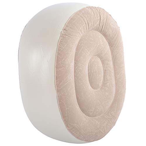 NIZUUONE Portable PVC Inflatable Foot Stool Cushion Soft Air Chair for Indoor Outdoor Fitness Sports