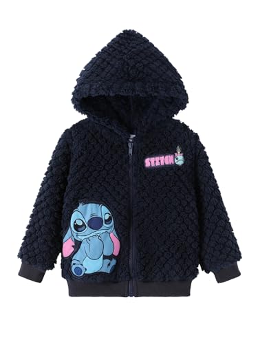 Image of Disney Girl /Boy Fleece Jacket Zipper Sherpa Fuzzy Hoodie Winter Coat 2-13Y