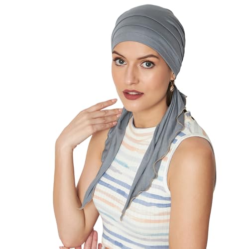 Image of The Headscarves Women Bamboo Pre Tie Scarf (HS107 Multicolor)