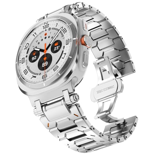 Bracelet Galaxy Watch Ultra en acier inoxydable pour remplacer le silicone