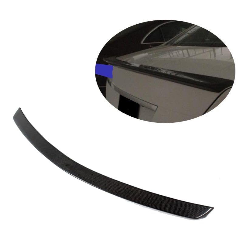Aileron arrière fibre carbone Mercedes W204 C63 AMG, accessoire coffre premium