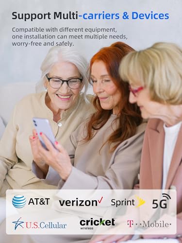 Amplificador de sinal de celular para casa, escritório, caminhões, trailers, impulsiona 4G LTE e 5G