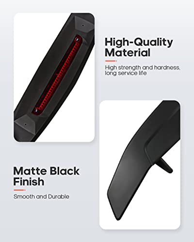 Findauto Abs Rear Trunk Spoiler Wing With 3Rd Brake Light Custom Style Fits For Most Cars Universal Trunk Lip Spoiler #TOP3