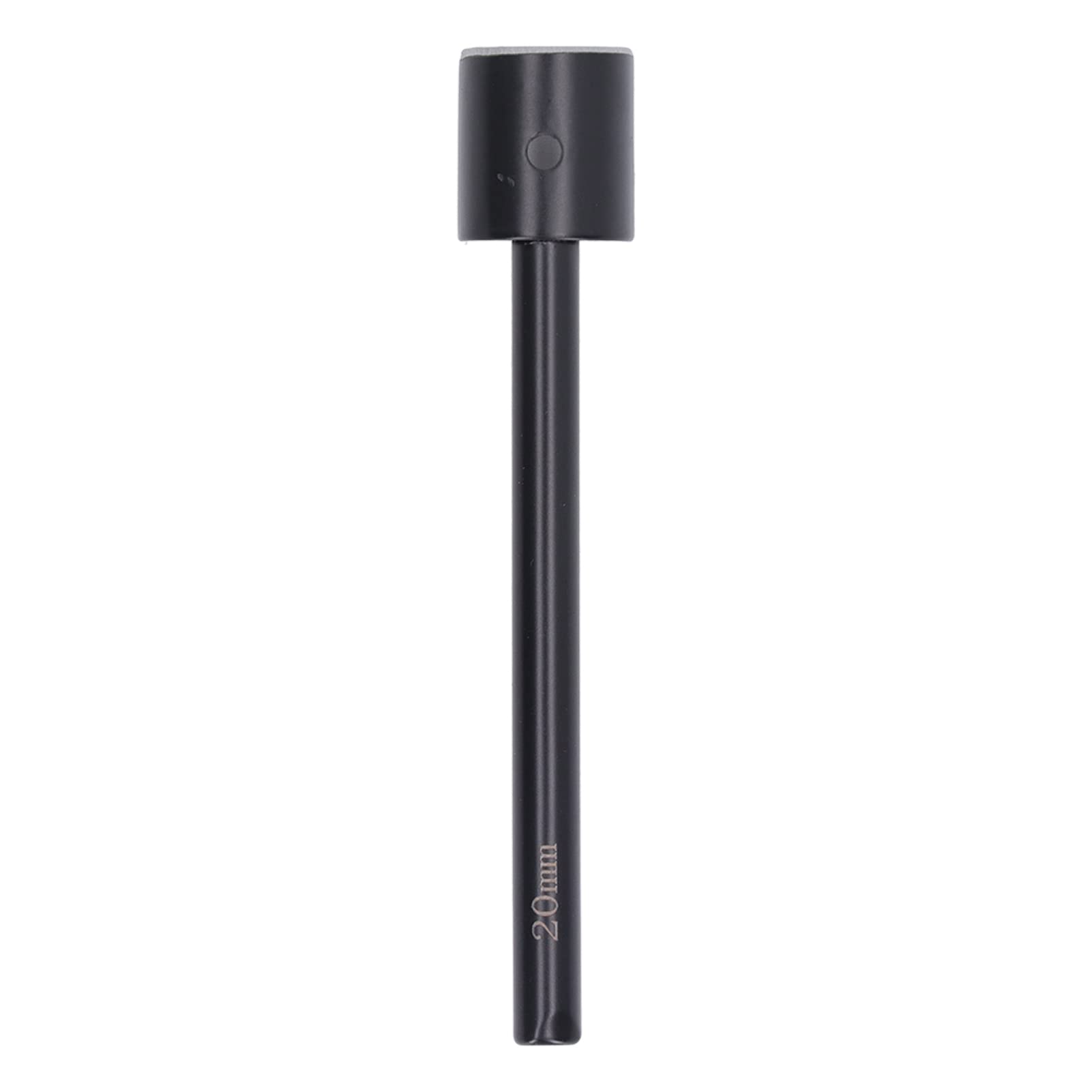 Half Round Leather Cutter Stainless Steel Incisive Blade Black Semicircle Punching Tool for Leather Craft (20mm)