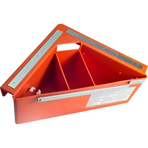 Professional Tool Organizer for Scaffolding, Scissor Lifts, Boom Lifts, Swing Stage Railings, Mast Climbers, and Aerial Platforms - Orange