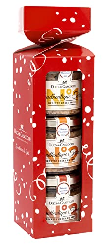 DUCS DE GASCOGNE - Coffret gourmand "Crackers emblématique" - Comprend 3 terrines 90g - Spécial cadeau (901051) Cover