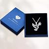 Bird Necklace 925 Sterling Silver Dove Necklace Phoenix Necklace Hummingbird Necklace Bird Jewelry for Women Teen Girls Gifts for Birthday Mother's Day