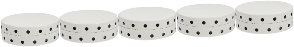 Cabilock 5pcs Coil Holder Incense Burner with Cover -Scald Design for Safe Use Stainless Steel Coil Box with Practical Smoke Spread Easy to Clean and Maintain