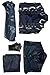 Men's DMC V Vergil Cosplay Costume Devil May Cry Full Set Outfit,Large