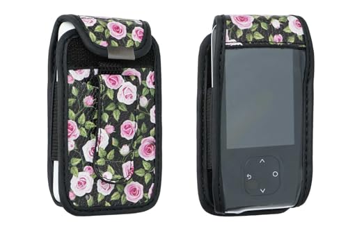caseroxx Tasche mit Sichtfenster und Gürtelclip für Dexcom G7 / ONE+ – aus Kunstleder, robust und passexakt, Zugriff auf Bildschirm und Tasten, perfekt für Alltag und Freizeit