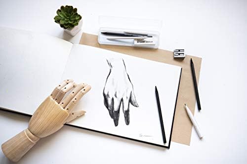 MONT MARTE Eraser Set 4 Pieces Artist Erasers in different Sizes and Shapes Ideal for erasing Graphite and Charcoal
