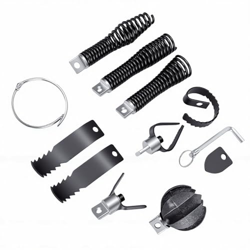 Bewinner Kit de Coupe-tarière Serpent de Vidange Durable avec Ensemble de Dragage de 8 Pièces pour la Graisse de Cuisine et les Blocages de Cheveux