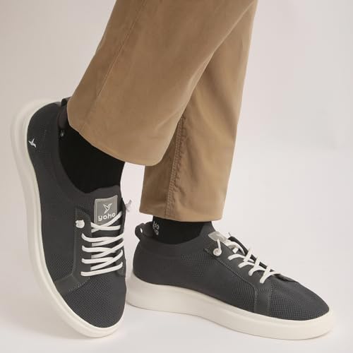 Image of YOHO Trip Sneakers for Men | Stylish Casual Shoes with Elastic Laces | Comfortable, Stretchable & Ultra-Lightweight | Premium Breathable Mesh Fabric