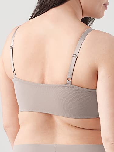 True & Co Womens True Body Lift Triangle With Soft Form Band Bra, Mink, M 34Ddd 36Dd Us #TOP1