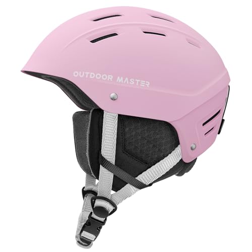 OutdoorMaster Kelvin II Unisex Skihelm - Schneesporthelm für Skifahren/Snowboard mit Belüftungssystem, Schneehelm für Herren, Damen & Jugend
