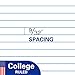 WritePads Notebook Paper College Ruled Loose Leaf Paper, Standard 8